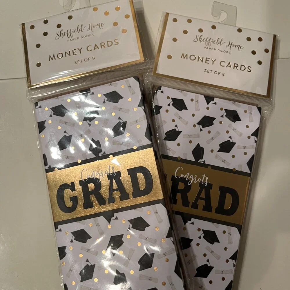 Graduation Money‎ Cards by Sheffield Home Set of 2 Packages New